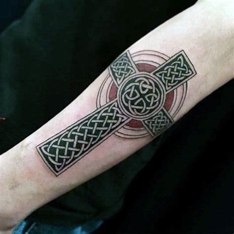 Celtic Cross Tattoos For Men Ancient Symbol Design Ideas