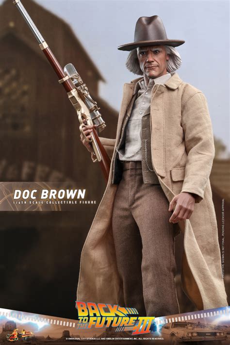 Hot Toys MMS617 回到未來第三集布朗博士Doc Brown1 6 比例收藏級人偶