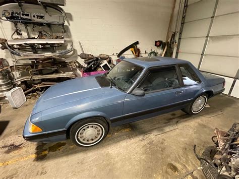 1989 Ford Mustang Sedan Blue Rwd Automatic Lx Classic Ford Mustang