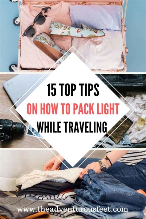 Best Tips To Packing Light How To Travel Light The Adventurous Feet