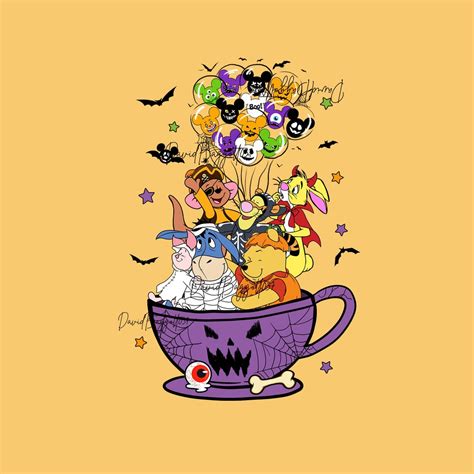 Winnie the Pooh Halloween PNG Pooh Halloween Png Winnie Pooh - Etsy