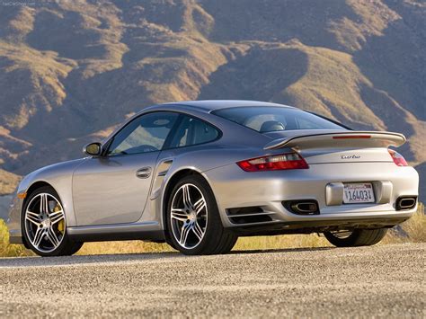 2007 Silver Porsche 911 Turbo wallpapers