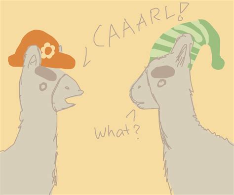 Llamas With Hats Drawception