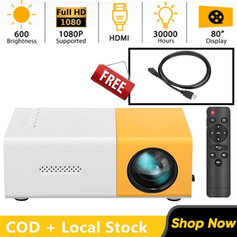 Isinbox Yg Micro Mini Hd Projector P Home Led Portable Small