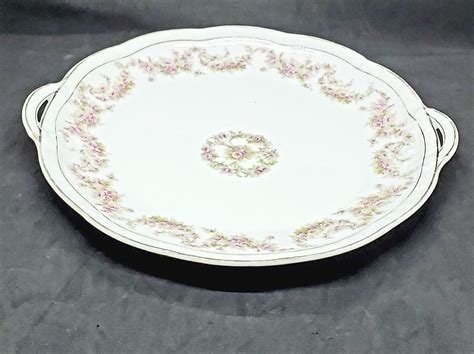 Vintage Z S Co Sherzer Orleans Of Bavaria Plate With Handles