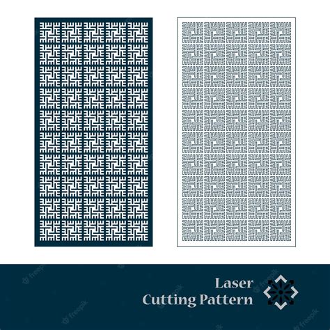 Premium Vector | Decorative laser cut panels