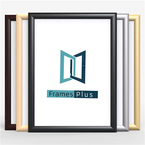 CLASSIC SHAPE FRAMES WOOD FINISH PHOTO PICTURE POSTER FRAME BLACK HOME