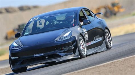 Unplugged Performance Tesla Model 3 Breaks Laguna Seca EV Track Record