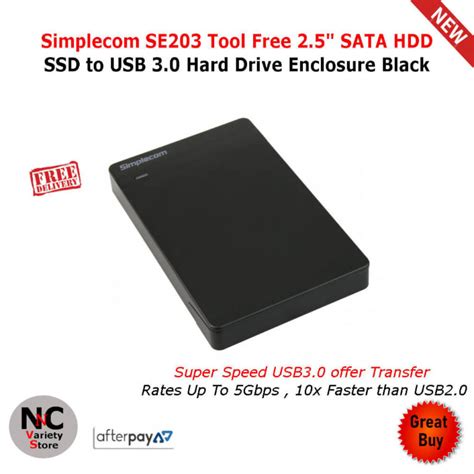 Simplecom Se Tool Free Sata Hdd Ssd To Usb Hard Drive