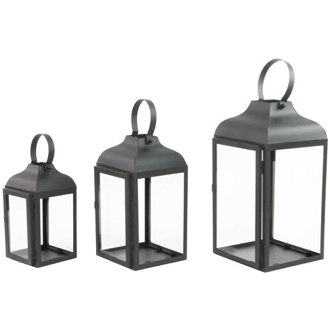 Northlight Black Traditional Style Candle Lanterns | Wayfair