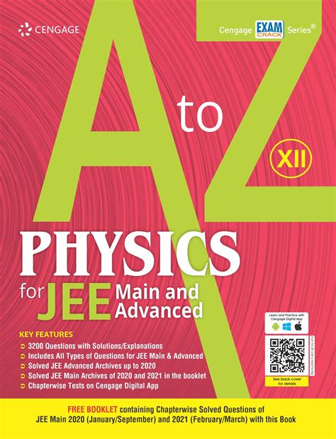 A To Z Physics For JEE Main And Advanced Class XII 2021 Cengage