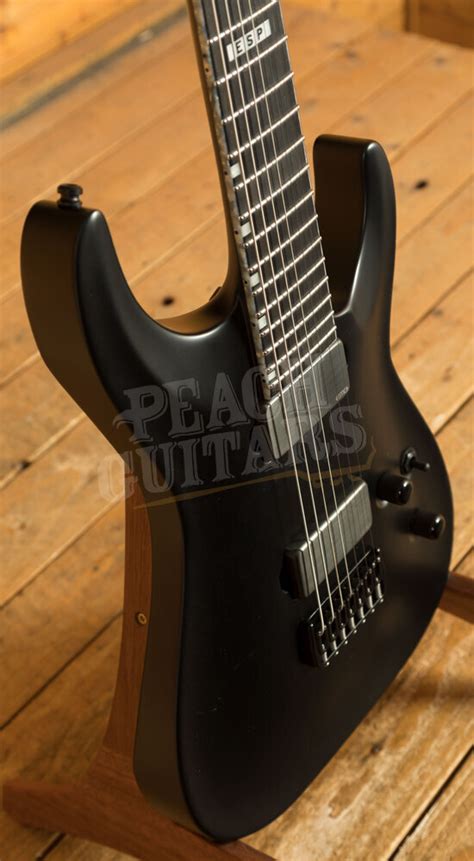 Esp E Ii Horizon Nt B Hipshot String Black Satin