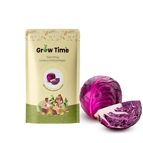 Growtime Red Cabbage Round Vegetable Seeds