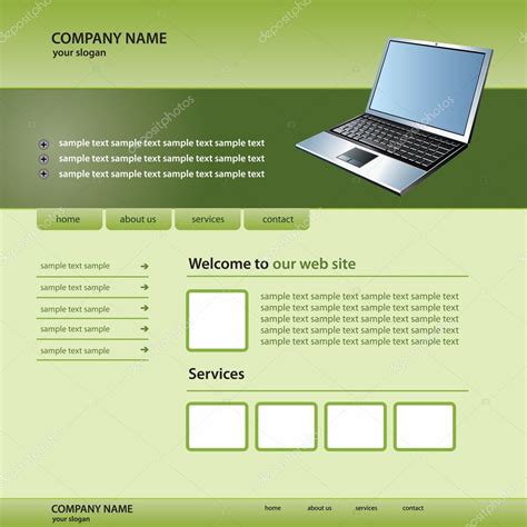 Website technology template Stock Vector Image by ©cifotart #1605456