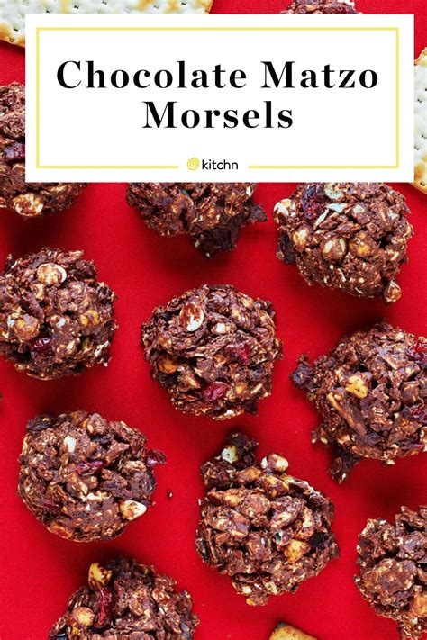 Recipe Dorie Greenspans Chocolate Matzo Morsels Recipe Passover