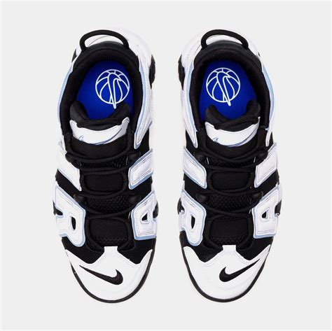 Nike Air More Uptempo 96 Cobalt Bliss Mens Basketball Shoes Black White