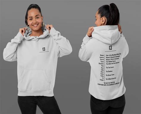 Throne Of Glass Hoodie Officially Licensed Sarah J Maas The Thirteen Squad Manon Blackbeak