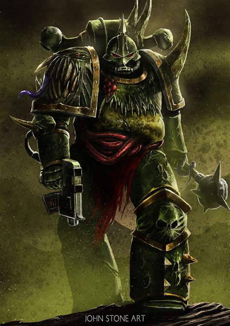 Plague Marine Speedpaint By John Stone Art Film Plague Marine