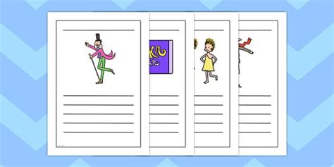 FREE Writing Frames To Support Teaching On Charlie And The Chocolate