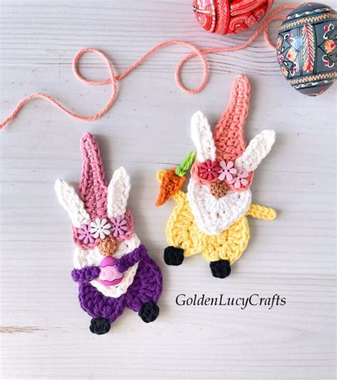 Gnome Crochet Pattern Collection Goldenlucycrafts