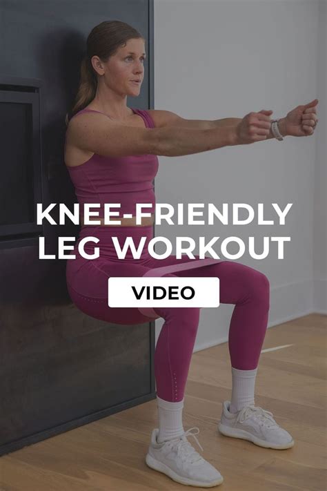 30 Minute Leg Workout For Bad Knees No Jumping Lunges Nourish Move