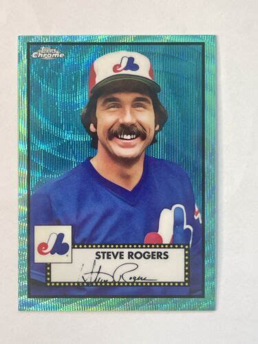 2021 Topps Chrome Platinum Aqua Wave Refractor Steve Rogers 577 EBay