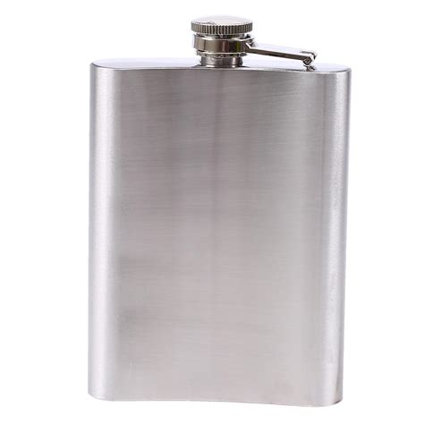 Buy Portable Stainless Steel Hip Flask Pocket Alcohol Whiskey Liquor