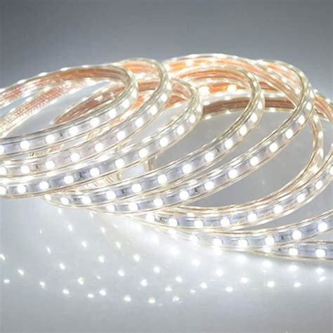 Ruban À Led 2M Blanc Froid Bande Lumineuse 220V 230V 60 Leds M Strip