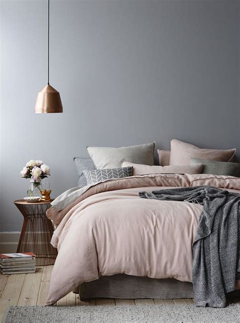 Grey And Dusty Pink Bedroom Ideas - Bedrooms Ideas