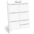 Amazon 321Done Weekly Checklist Notepad 50 Sheets 5 5 X 8 5