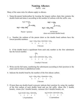 Alkenes Pdf