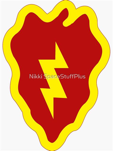 "25th Infantry Division Insignia" Sticker for Sale by Spacestuffplus ...