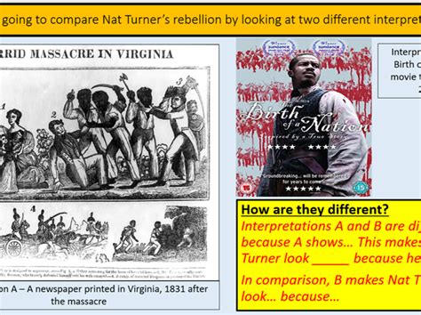 Nat Turner's rebellion | Teaching Resources