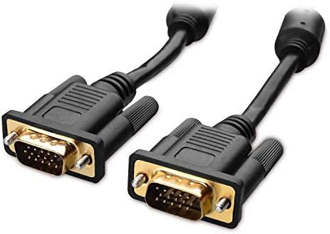 Cable Matters Vga To Vga Cable Ft With Ferrites Vga Cord Vga