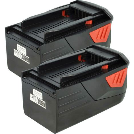 vhbw 2x Batería recargable reemplaza Hilti B36 B36V 418009 2203932