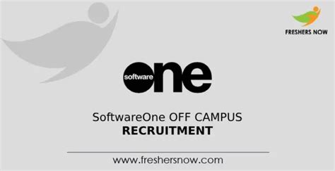 Softwareone Off Campus Recruitment Drive For Freshers