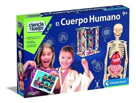 Juego Ingenio Clementoni Piezas Armar El Cuerpo Humano Ft