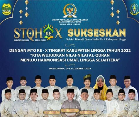 Sukseskan Mtq Ke X Kabuapten Kabupaten Lingga Leader Nusantara