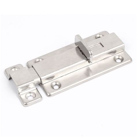 Interior Door Sliding Lock Latch Metal Bolt Set 76mm Length