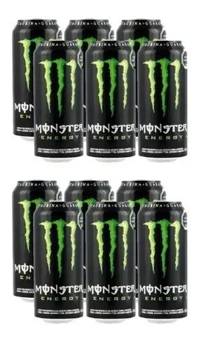 Bebida Energizante Monster 473ml Pack X12 Zetta Bebidas