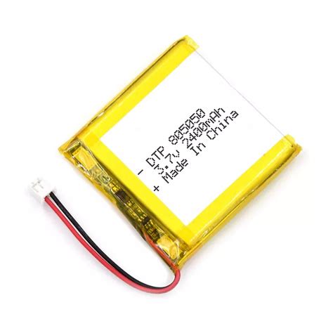 Customized Cheaper Price 805050 Lipo Battery 2400mah 3 7v Rechargeable