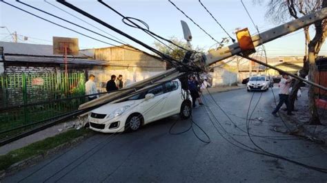 Cge Reporta Casi Postes Chocados En Y Clientes Afectados