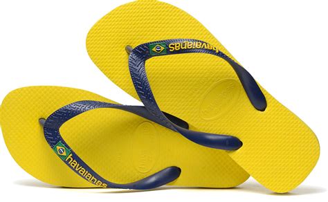 Lyst Havaianas Brazil Flip Flops In Yellow