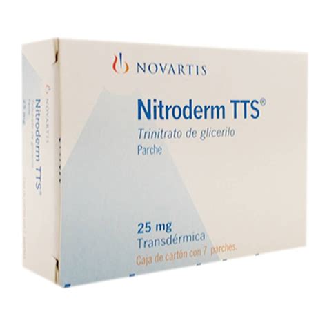 Nitroderm TTS 25 Mg 7 Parches Walmart