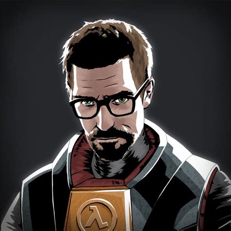 Gordon Freeman Portrait Fanart Half Life Ledifen On Artstation At