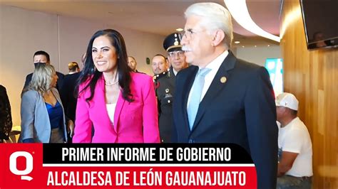 Primer Informe De Gobierno Alejandra Guti Rrez Alcaldesa De Le N