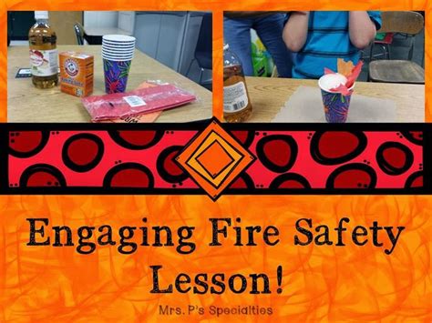 Fire Safety Lesson Mrs Ps Specialties In 2024 Fire Safety