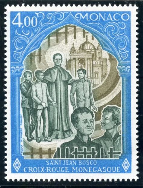 Stamp Timbre De Monaco N Art Tableaux Saint Jean Bosco