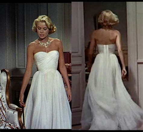 Grace Kellys White Chiffon In To Catch A Theif Grace Kelly Wedding