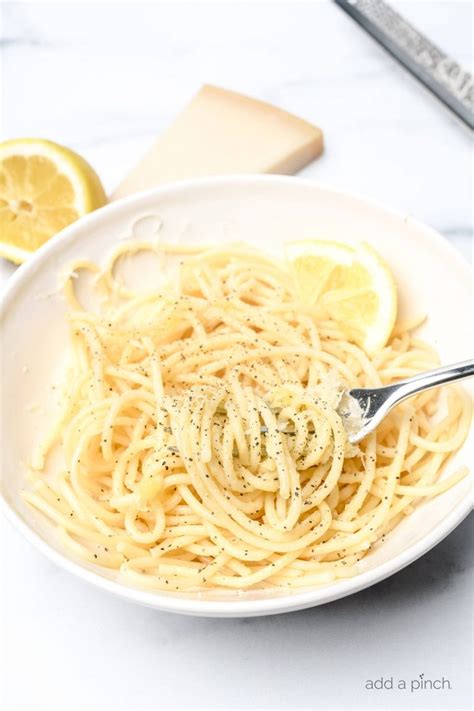 Lemon Parmesan Pasta Recipe Add A Pinch